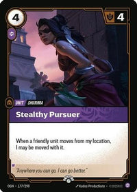 Stealthy Pursuer (177/298) - Riftbound Organized Play Promotional Cards Foil
