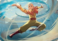 Aang, Swift Savior Art Card -  (ASTLA-020) - Art Series: Avatar: The Last Airbender
