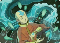 Aang, at the Crossroads Art Card -  (ASTLA-045) - Art Series: Avatar: The Last Airbender