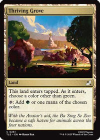 Thriving Grove -  Foil (TLE-261) - Avatar: The Last Airbender: Eternal-Legal
