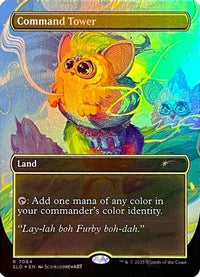 Command Tower (7064) (Rainbow Foil) -  Foil (SLD-7064) - Secret Lair Drop Series