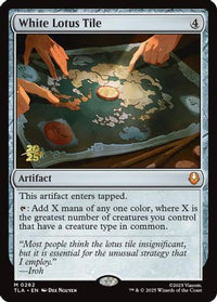 White Lotus Tile -  Foil (PRE-262) - Prerelease Cards