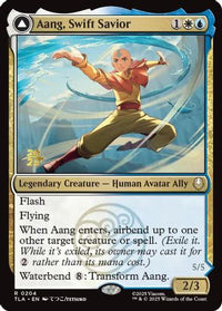 Aang, Swift Savior -  Foil (PRE-204) - Prerelease Cards