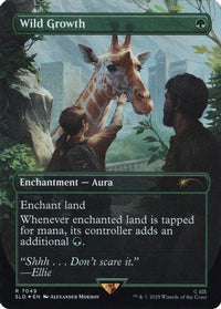 Wild Growth (Rainbow Foil) -  Foil (SLD-7049) - Secret Lair Drop Series