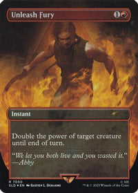 Unleash Fury (Rainbow Foil) -  Foil (SLD-7050) - Secret Lair Drop Series