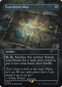 Expedition Map (Rainbow Foil) -  Foil (SLD-7053) - Secret Lair Drop Series