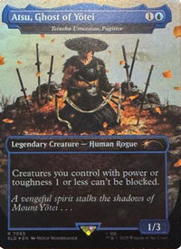Atsu, Ghost of Yotei - Tetsuko Umezawa, Fugitive (Rainbow Foil) -  Foil (SLD-7055) - Secret Lair Drop Series