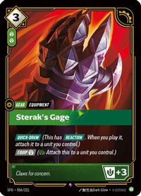 Sterak's Gage (056/221) - Spiritforged Foil
