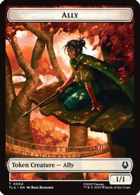 Ally (0004) // Clue (0015) Double-Sided Token -  Foil (TLA-4 // 15) - Avatar: The Last Airbender