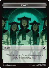 Copy (0002) // Soldier (0011) Double-Sided Token -  Foil (TLA-2 // 11) - Avatar: The Last Airbender