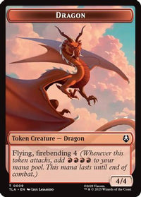 Dragon // Food (0019) Double-Sided Token -  (TLA-9 // 19) - Avatar: The Last Airbender