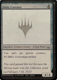 Phila, Unsealed (Reprint) -  (-) - Un-Known Event Playtest Cards