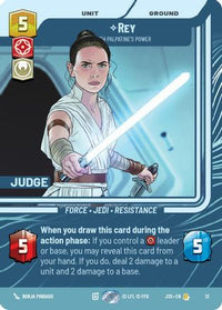 Rey - With Palpatine's Power (13) - Judge Promos Foil