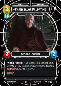 Chancellor Palpatine - I Am the Senate (62) - Sector and Regional Promos Season 1 Foil