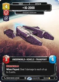 IG-2000 - Assassin's Aggressor (43) (43) - Sector and Regional Promos Season 1 Foil
