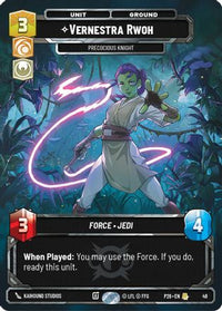 Vernestra Rwoh - Precocious Knight (48) (48) - Sector and Regional Promos Season 1 Foil