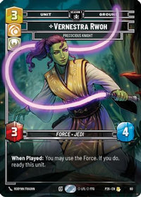 Vernestra Rwoh - Precocious Knight (60) (60) - Sector and Regional Promos Season 1 Foil