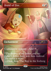 Braid of Fire (2307) (Rainbow Foil) -  Foil (SLD-2307) - Secret Lair Drop Series
