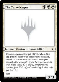 The Curve Keeper -  (-) - Un-Known Event Playtest Cards