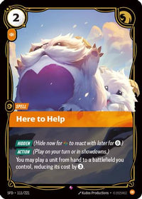 Here to Help (111/221) - Spiritforged Foil
