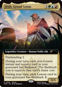 Iroh, Grand Lotus (Extended Art) -  Foil (UMP-002) - Unique and Miscellaneous Promos