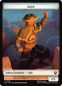 Ally (0006) // Soldier (0002) Double-Sided Token -  (TLA-6 // 2) - Avatar: The Last Airbender