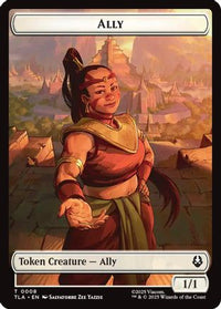 Ally (0008) // Soldier (0002) Double-Sided Token -  (TLA-8 // 2) - Avatar: The Last Airbender