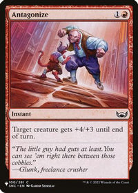 Antagonize -  (LIST-100) - The List Reprints