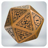 Jumbo D20 Spindown: Hobbit TCG Dice- Solaris