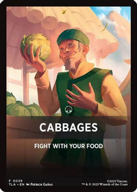 Cabbages Theme Card -  (TLA-039) - Avatar: The Last Airbender