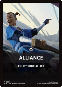 Alliance Theme Card -  (TLA-003) - Avatar: The Last Airbender