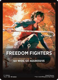 Freedom Fighters Theme Card -  (TLA-004) - Avatar: The Last Airbender