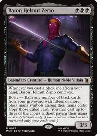 Baron Helmut Zemo -  Foil (MSH-087) - Marvel Super Heroes