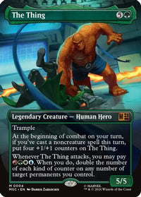 The Thing (Borderless) -  (MSC-004) - Commander: Marvel Super Heroes