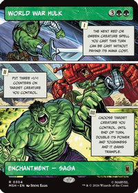 World War Hulk (Borderless) -  (MSH-304) - Marvel Super Heroes