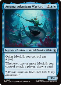 Attuma, Atlantean Warlord -  Foil (MSH-047) - Marvel Super Heroes
