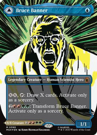 Bruce Banner (Borderless) -  Foil (MSH-390) - Marvel Super Heroes
