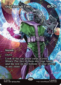Dig Through Time (Borderless) -  (MAR-054) - Marvel Universe Eternal-Legal