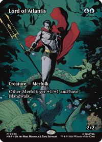 Lord of Atlantis (Borderless) -  Foil (MAR-056) - Marvel Universe Eternal-Legal