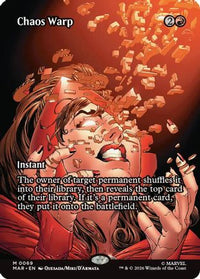 Chaos Warp (Borderless) -  (MAR-069) - Marvel Universe Eternal-Legal