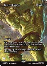 Force of Vigor (Borderless) -  (MAR-077) - Marvel Universe Eternal-Legal