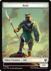 Ally (0005) // Clue (0018) Double-Sided Token -  (TLA-5 // 18) - Avatar: The Last Airbender