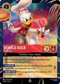 Donald Duck - Pie Slinger (2) Holofoil - Disney Lorcana Promo Cards