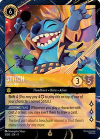 Stitch - Rock Star (3) Holofoil - Disney Lorcana Promo Cards