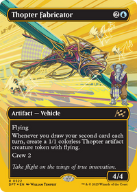 Thopter Fabricator -  (Borderless) Foil (DFT-522) - Aetherdrift