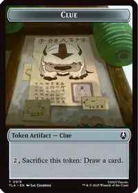 Clue (0015) // spirit (003) Double-Sided Token -  (TLA-15 // 3) - Avatar: The Last Airbender