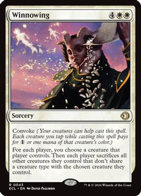 Winnowing -  Foil (ECL-043) - Lorwyn Eclipsed