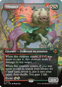 Vibrance (Borderless) -  Foil (ECL-295) - Lorwyn Eclipsed