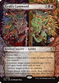 Grub's Command (Showcase) -  (ECL-340) - Lorwyn Eclipsed