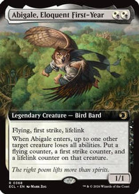Abigale, Eloquent First-Year (Extended Art) -  Foil (ECL-368) - Lorwyn Eclipsed